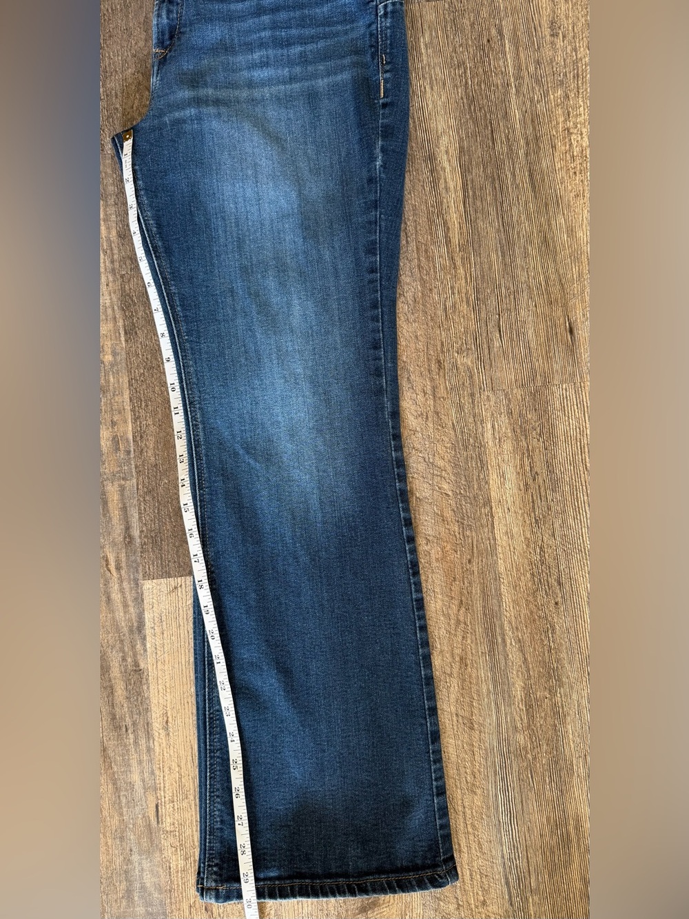 ARIAT Women's 34 short Real Ballary Boot Denim Jean Pennsylvania Wash 30" Inseam - Picture 7 of 12